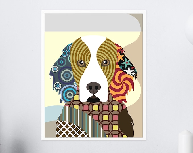 Irish Setter Dog Décor Animal Art Print Puppy Pet Portrait Dog Lover Gift