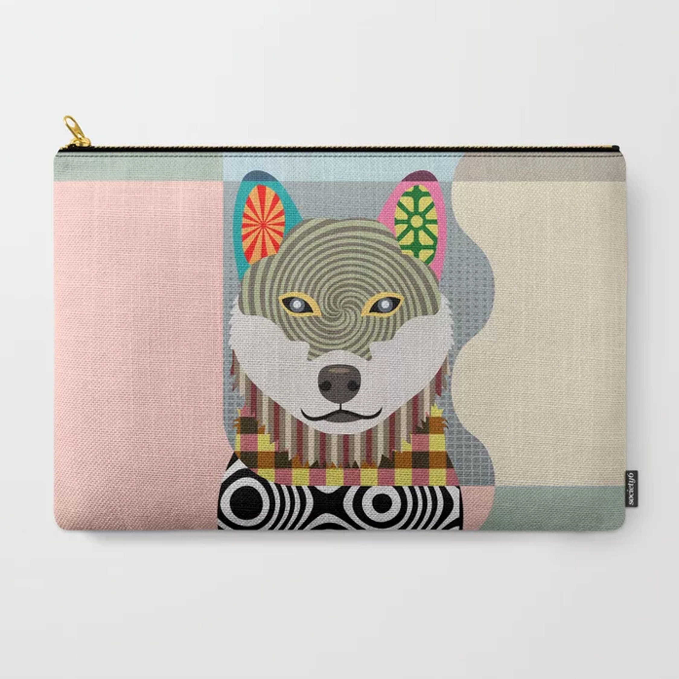 Shiba Inu Pouch, Shibe Dog Zipper Pouch Coin Purse