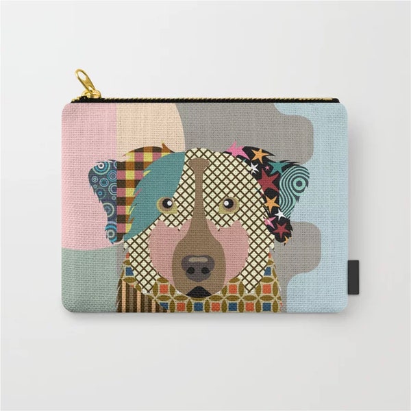 Dog Zipper Pouch Etsy