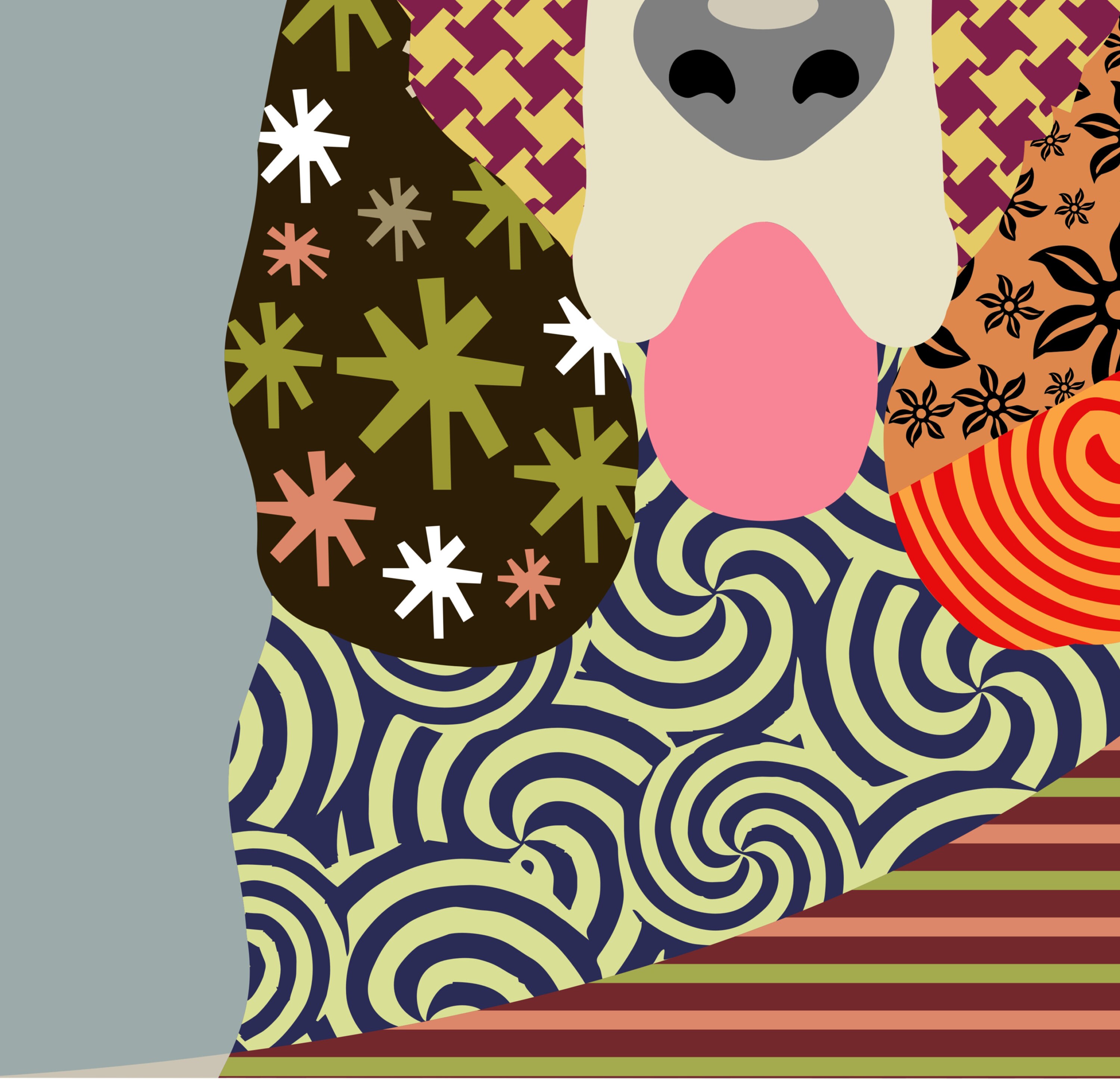 Basset Hound Art, Wall Art For Dog Lovers Gift Pet Poster