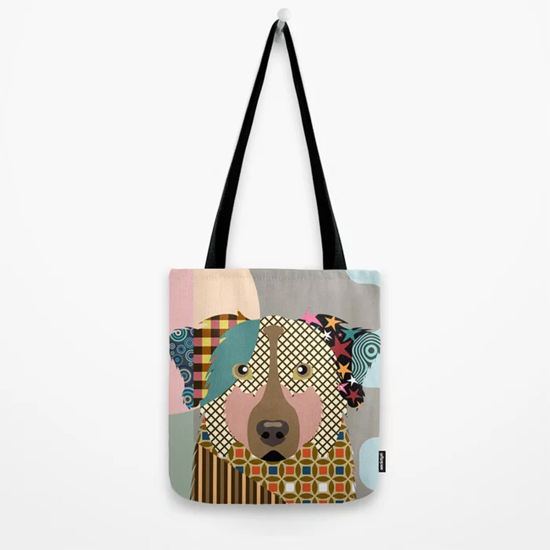 Australian Shepherd Tote Bag, Aussie Print Dog Lover&#39;s Gift