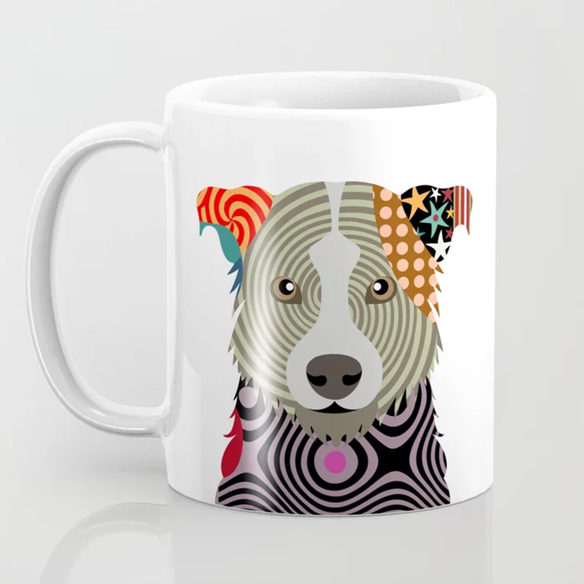 Border Collie Pillow, Scottish Sheep Dog Cushion
