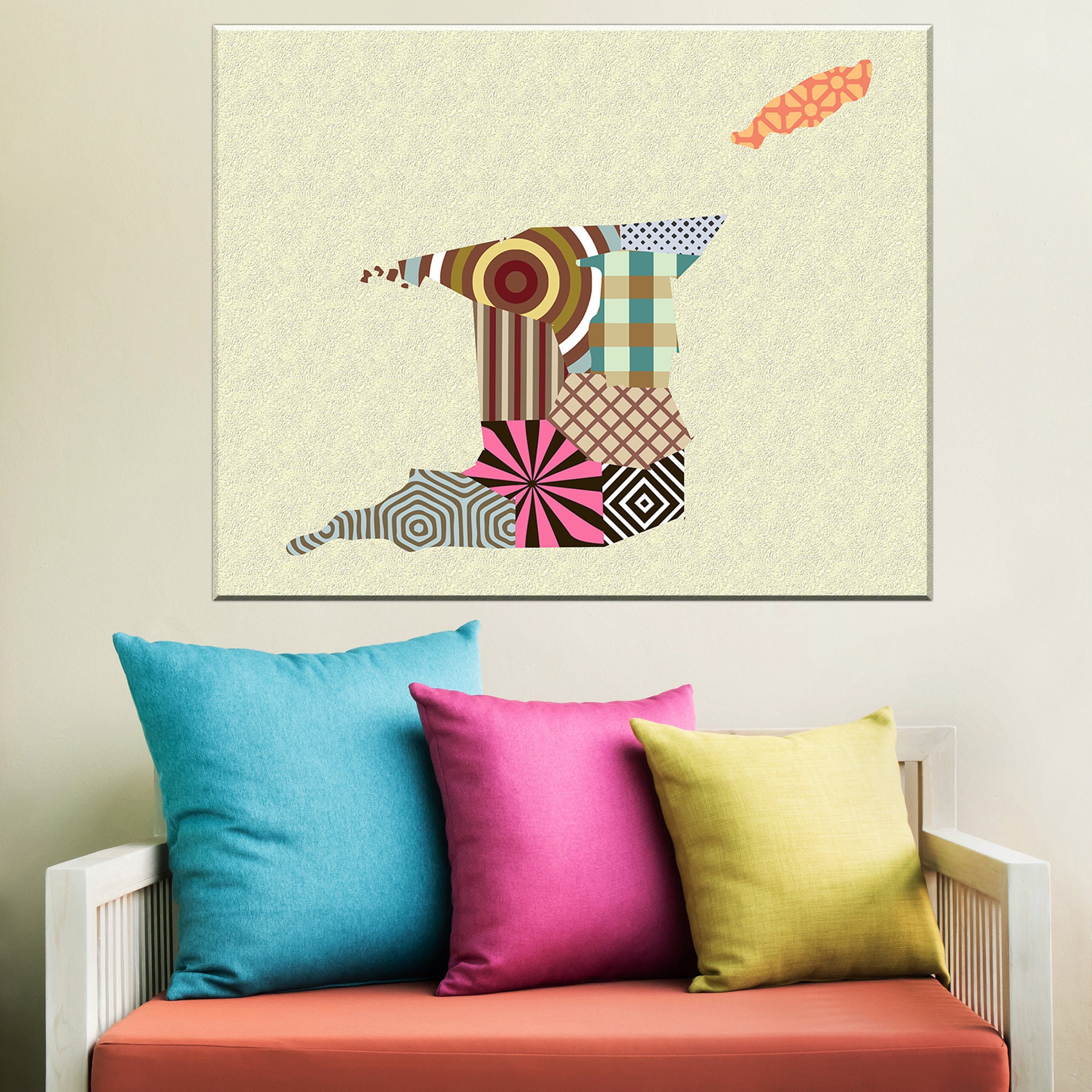 Trinidad and Tobago Decor, Caribbean Art Country Decor