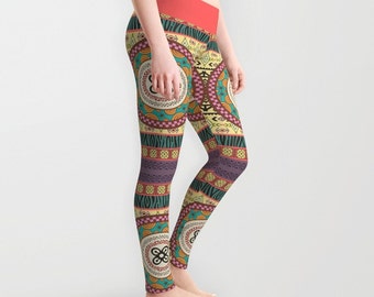 Adinkra Leggings African Print Dress African Clothing | Etsy