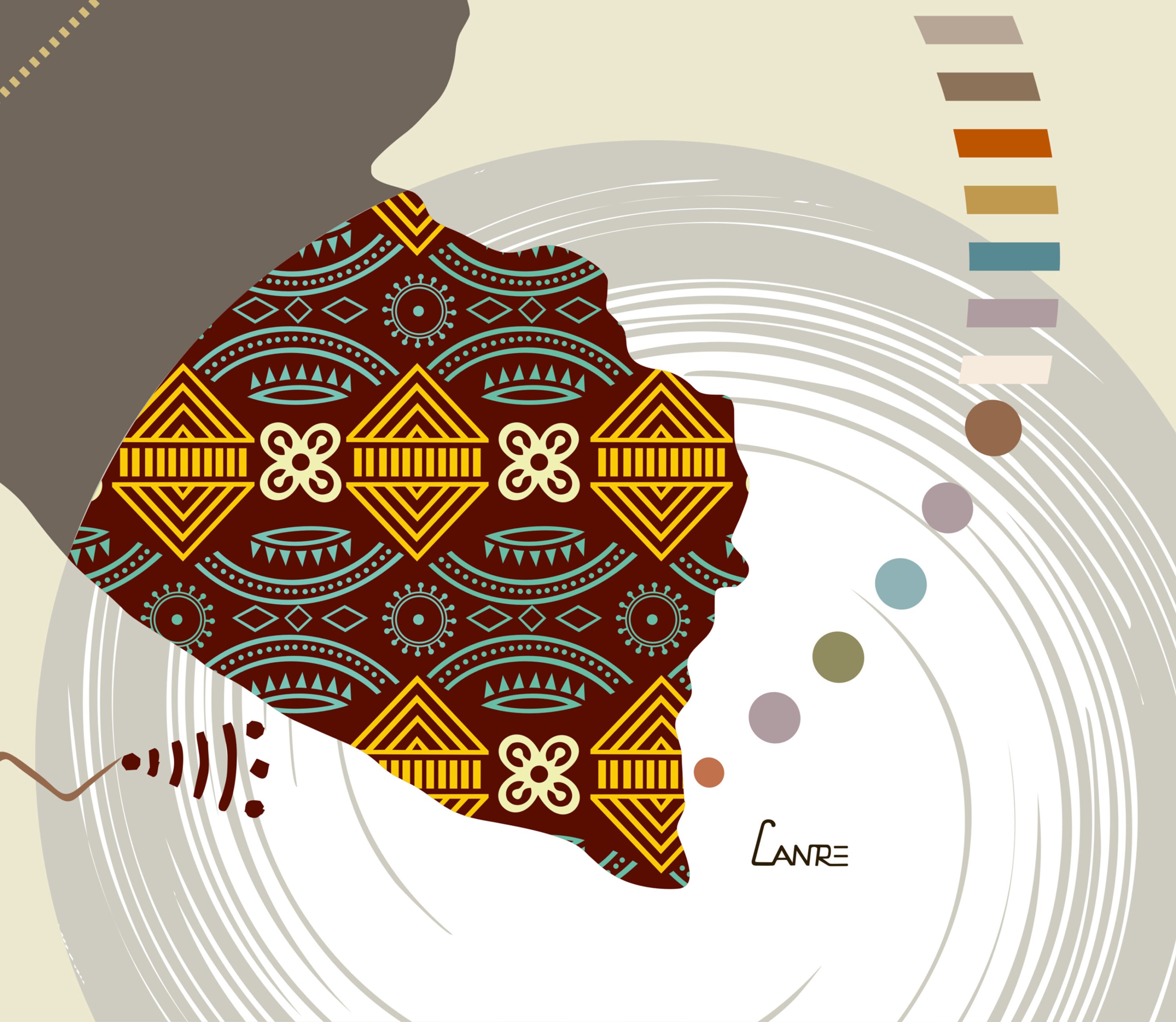 Monrovia West African Wall Decor Poster Liberia Map Art Print