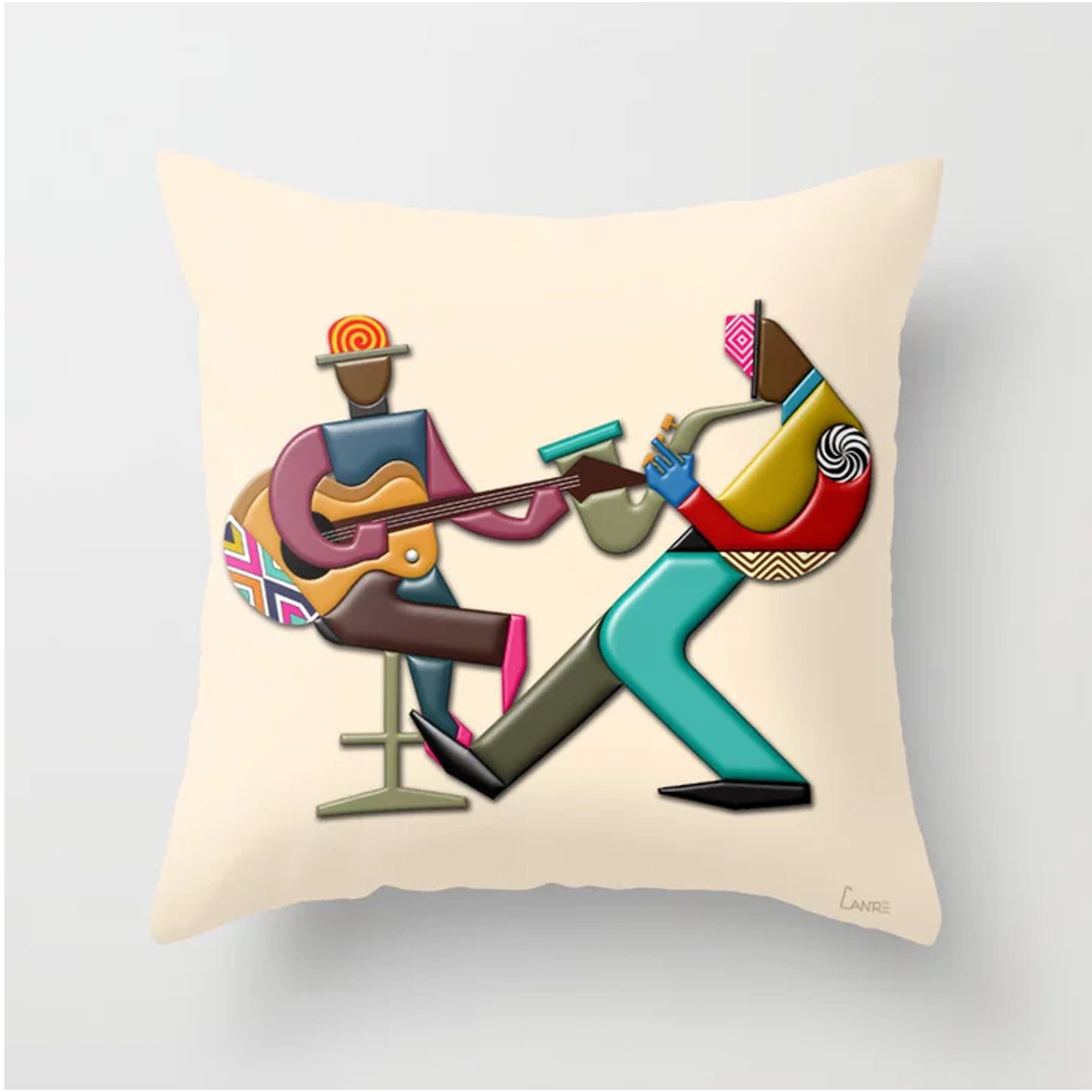 Jazz Wall Clock Music Wall Décor, DJ Gift Guitar Saxophone Gift