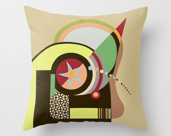 Star Decorative Pillow, Star Pillow, colorful Pillow, Cute Pillow, Pillow Case, Geometric Pillow, Abstract Pillow