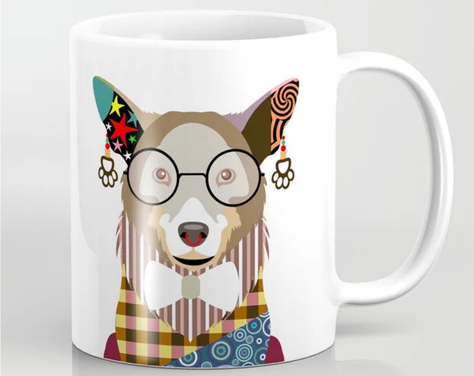 Pembroke Welsh Corgi Mug, PWC Dog Coffee Cup Gift
