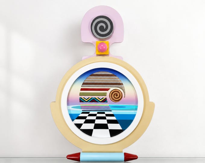 Abstract Geometric Modern Wall Sculpture Limited Edition Contemporary Mixed Media Art