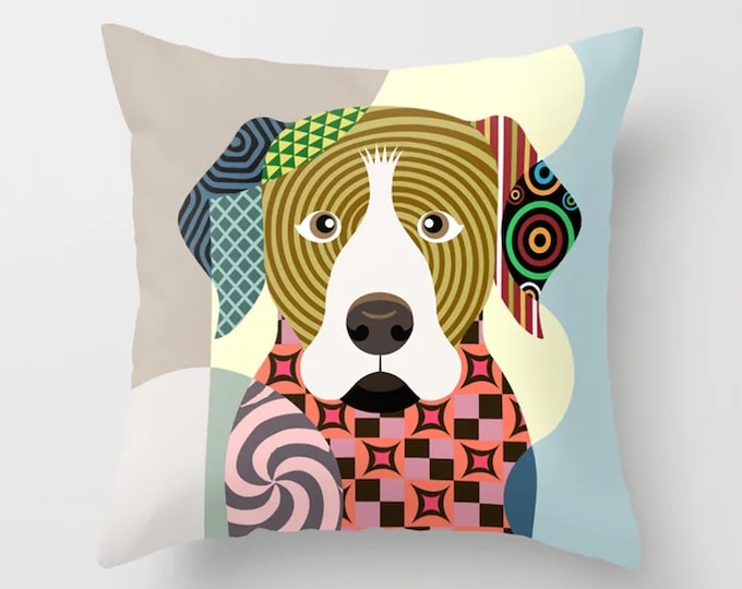 Rottweiler Pillow, Roti Rottie Dog Cushion Puppy Décor