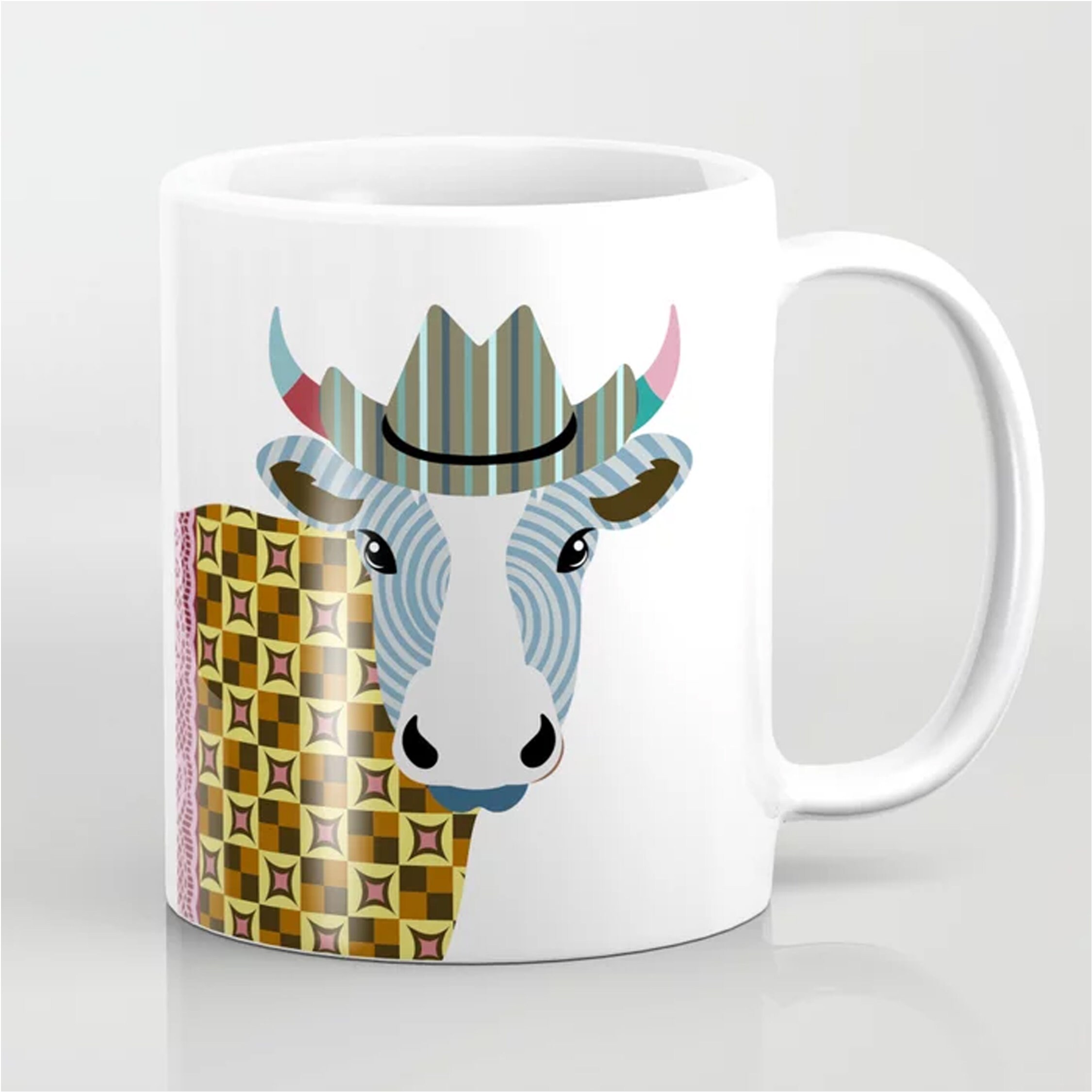 Cow Mug Cattle Gifts Livestock Print Farm House