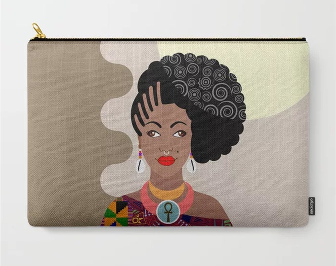 Black Girl Rock Charm, Ankara Purse Diva Wallet