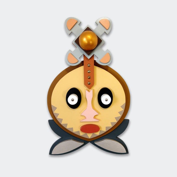 Moderne afrikanische Holzmaske Original Afrocentric Black American Wand Skulptur Wohnkultur Geschenk