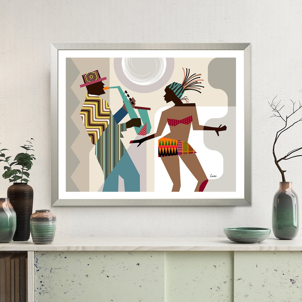 African American Wall Art African Painting African Decor Etsy