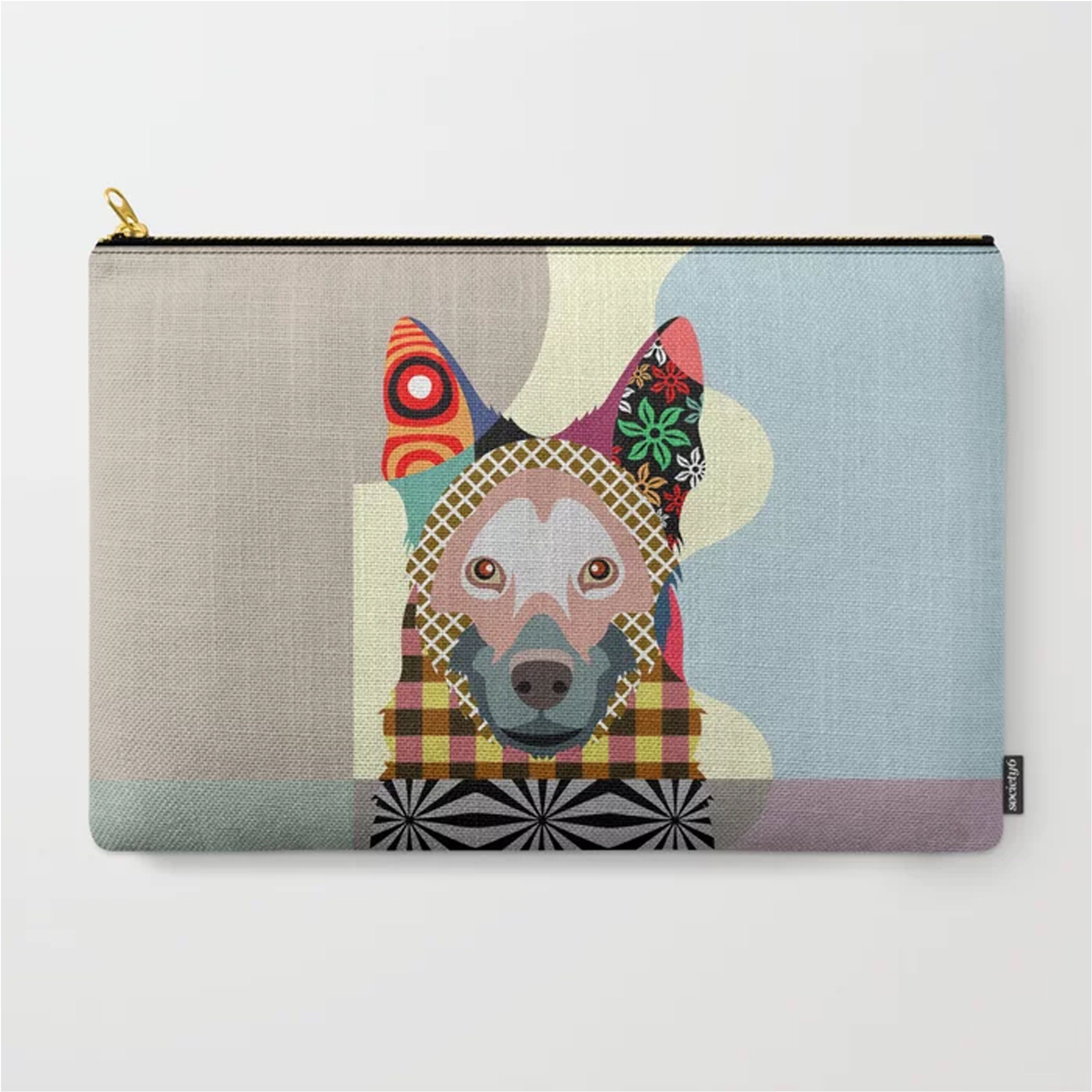 German Shepherd Dog Pouch, GSD Wallet Pet Gift