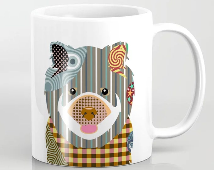 Chow Chow Mug, Chowdren Tibet Dog Ceramic Cup