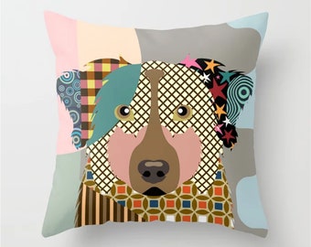 Australian Shepherd Pillow, Aussie Gift