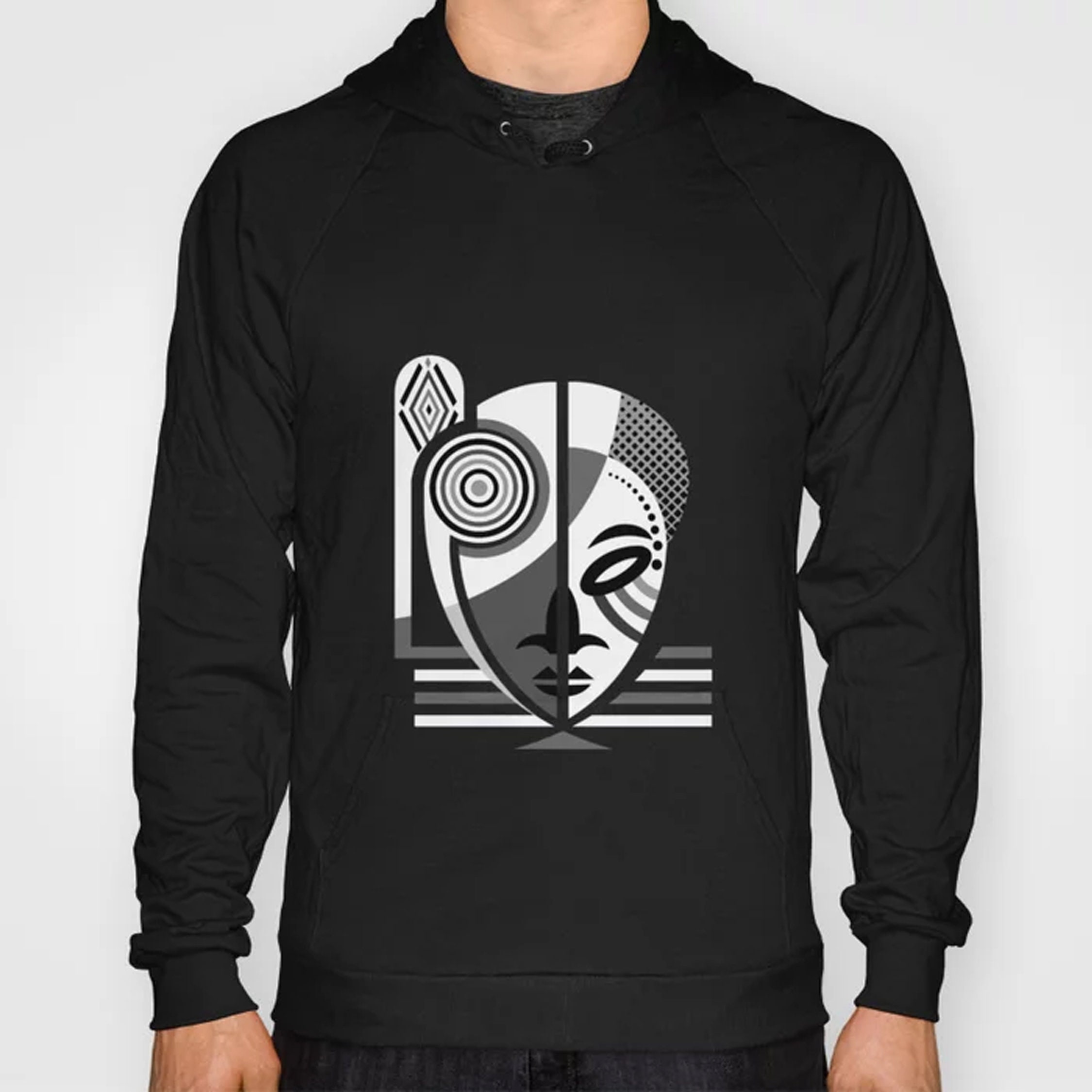 Pro Black hoodie, African American Hoodies, Ethnic Mask kwanzaa shirt