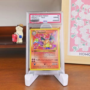 1999 Set Base Charizard 1a Edizione Olografica Senza Ombra Carta PROXY Incapsulata PSA 10 Copia Decorativa