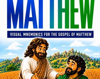 Matthew Memory Maps | Visual Bible Mnemonics | Gospel of Matthew Printable Study Guide