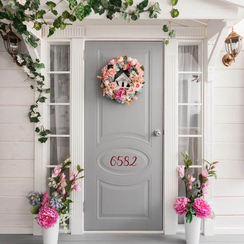 Number Decal, Number Stickers, Number Die Cut, Number Decal Sticker, Window Numbers, Mailbox Number Decals, Helmet Number, Vinyl Decal image 9