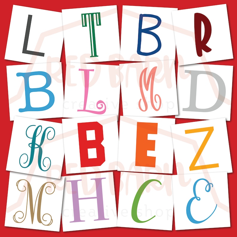 Single Letter Labels Vinyl Letters, Single Letter Decal, Initial Decal, Letter Stickers ...