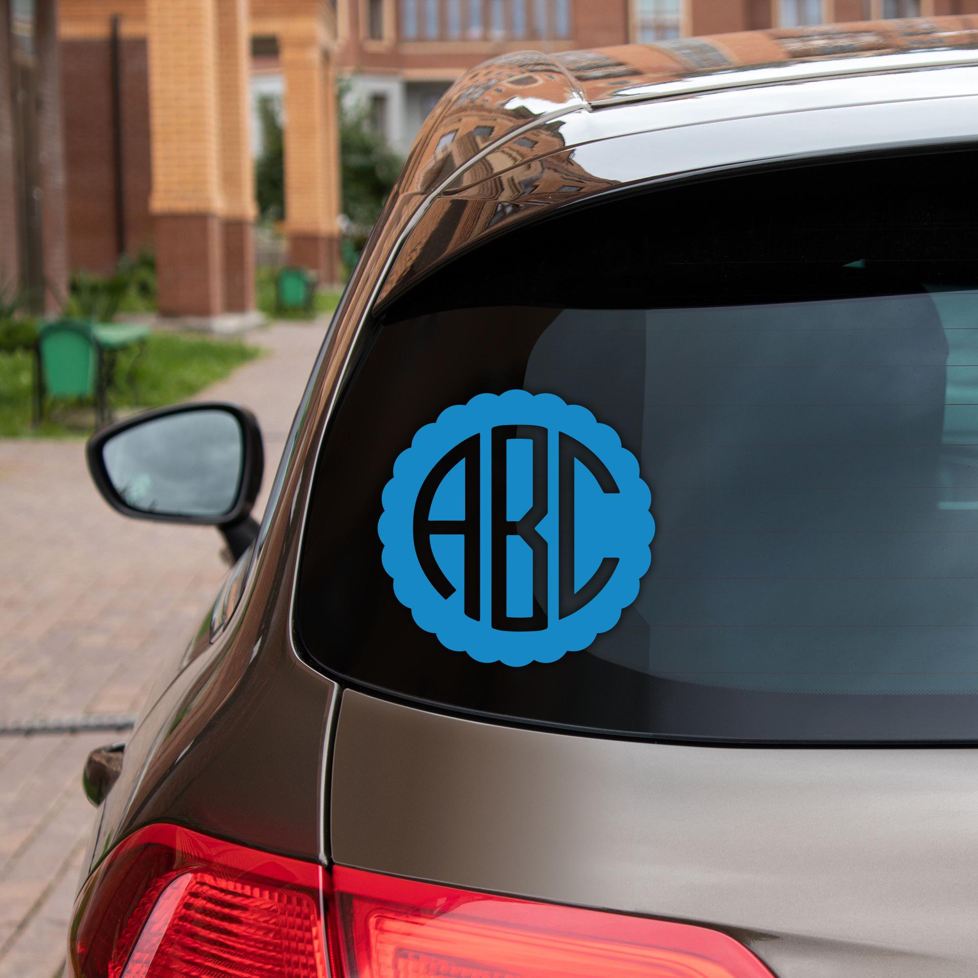 Sticker Monogram Texture Monogram Decal Sheet, Monogram Sticker Sheet, Sheet of Monograms ...