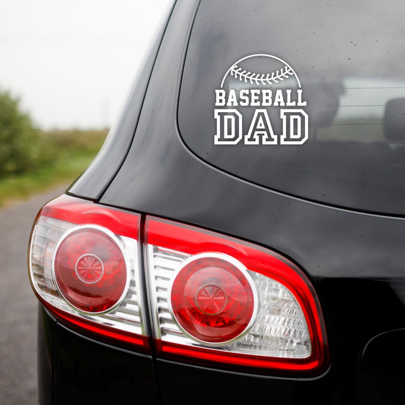 Baseball Decal, Baseball Sticker, Softball Decal, Baseball Name Decal, Personalized Baseball Decal, Sports Decal, Car Decal, Tumbler bild 6