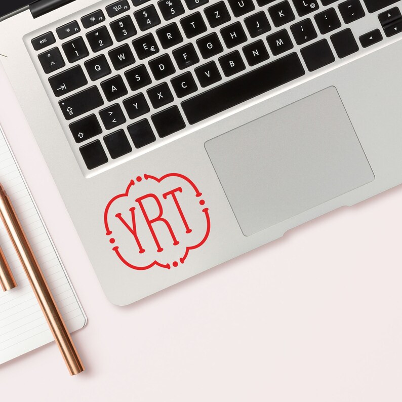 Monogram Car Decal, Monogram Decal, Monogram Decal for Car, 4 Letter ...