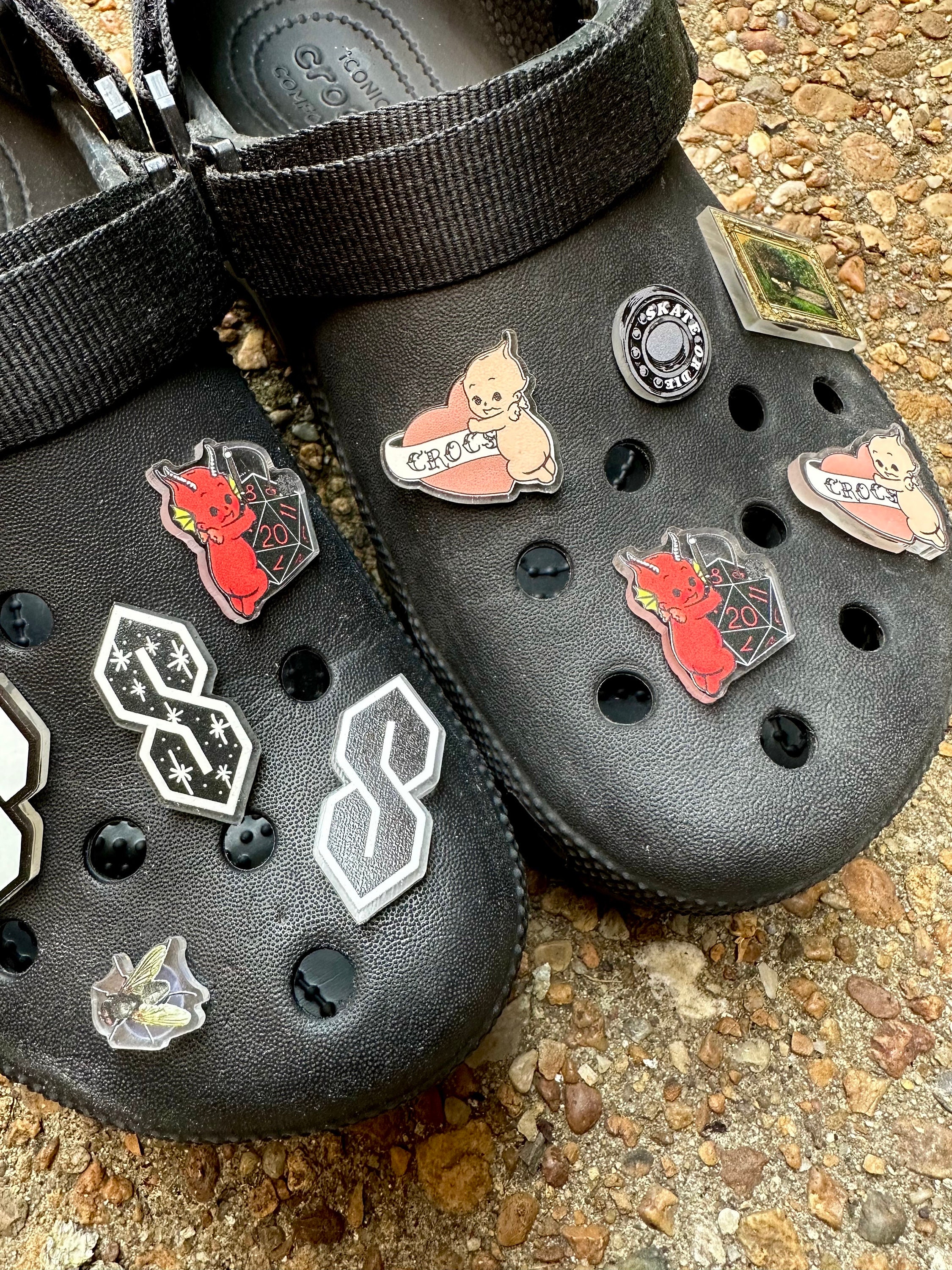 D D Dungeons Dragons Theme Comfort Crocs Kids Game Shoes - 365crocs