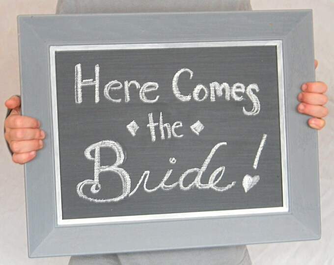 Chalkboard, Wedding Decor, Ceremony Decor, Upcycled, Vintage, Photo