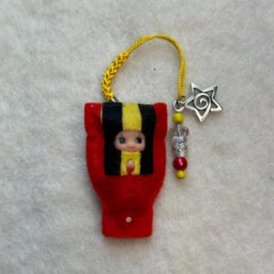 Kewpie QP Straps Keychain | Cute Keychain | Kawaii Keychain | Phone Charms | Local Japanese Mascot Keychain | Bag Charm | Beaded Keychain