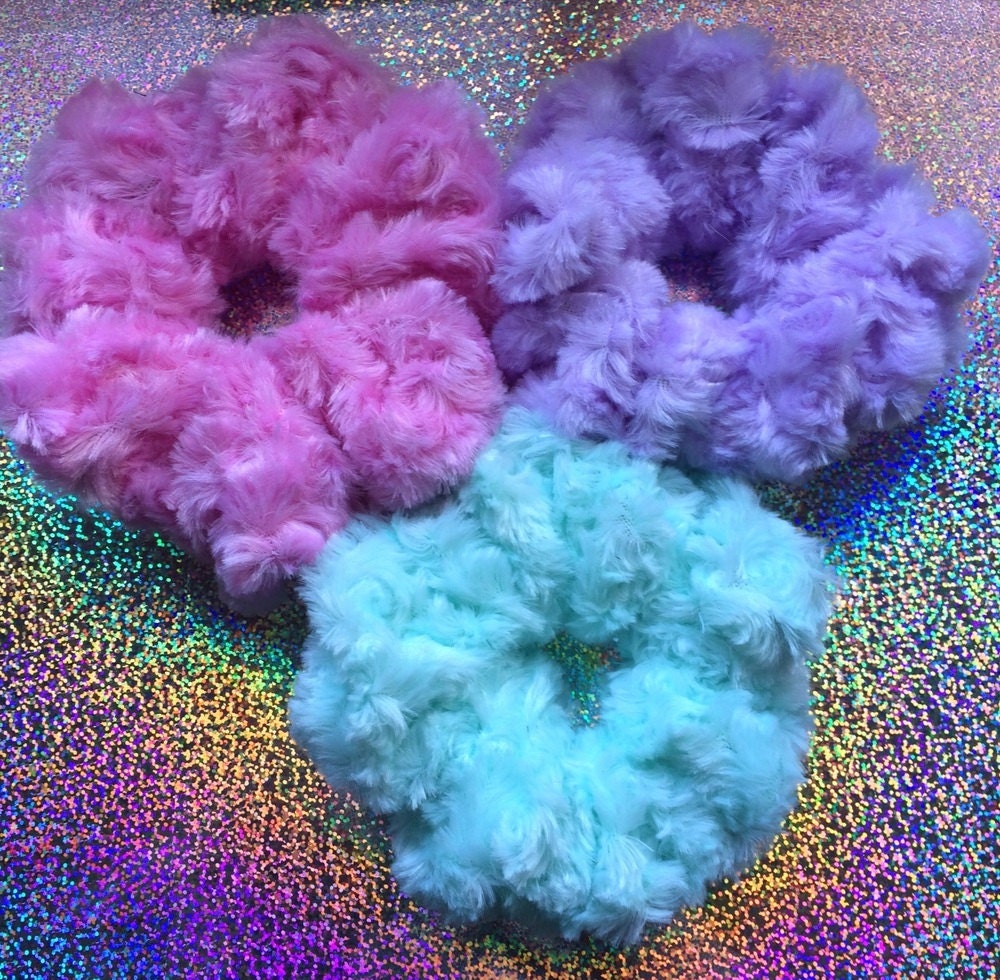 I Don't CARE BEAR Hair Scrunchie
