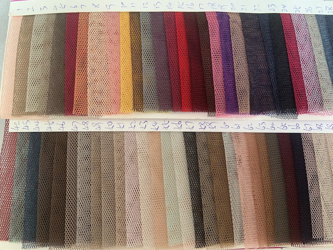 500 Colors Wholesale Tulle Fabric 10 Yards Tulle Lace Fabric Etsy
