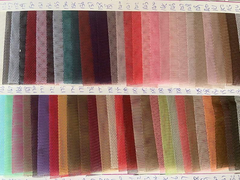 500 Colors Wholesale Tulle Fabric 10 Yards Tulle Lace Fabric Etsy