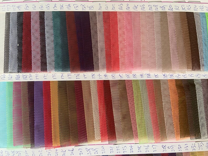 500 Colors Wholesale Tulle Fabric 10 Yards Tulle Lace Fabric Etsy