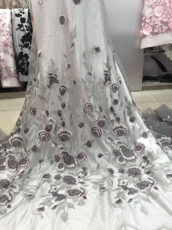 tissu de dentelle dentelle de noire en tulle brodé, dentelle multicolore avec des fleurs, tissu lourd brodé dentelle, tissu dentelle tulle a84172 tissu de dentelle dentelle de noire en tulle brodé, dentelle multicolore avec des fleurs, tissu lourd brodé dentelle, tissu dentelle tulle a84172