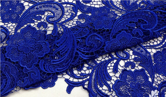 Off White Lace Fabric, Guipure Lace Fabric, Venise Lace Fabric