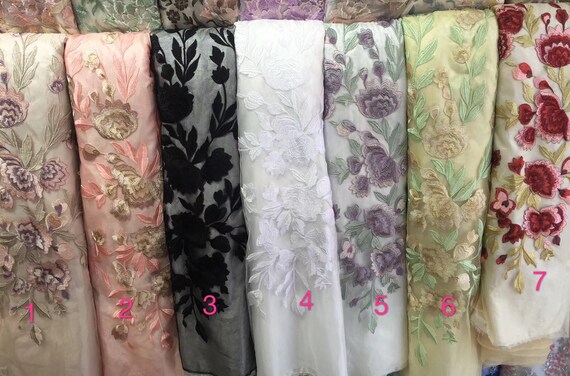 tissu de dentelle dentelle de noire en tulle brodé, dentelle multicolore avec des fleurs, tissu lourd brodé dentelle, tissu dentelle tulle a84172 tissu de dentelle dentelle de noire en tulle brodé, dentelle multicolore avec des fleurs, tissu lourd brodé dentelle, tissu dentelle tulle a84172