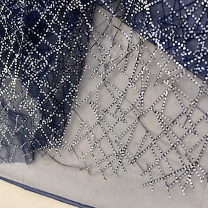 sequin tulle lace fabric, sequined lace fabric, sequined cord lace fabric, embroidered lace fabric