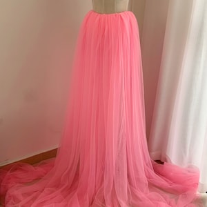 fluoreszierender pinker Tüllstoff, rosa Netzstoff für Requisiten, Kostüm, Tischkleid