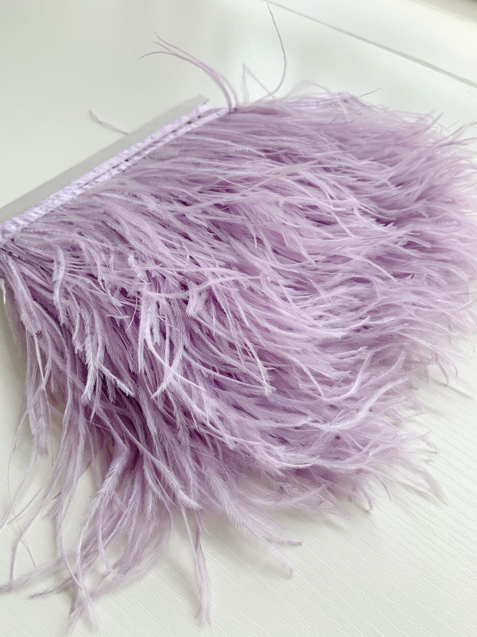 KOLIGHT 10pcs Ostrich Feather Purple 12-14 Natural Feathers Wedding,  Party,Home,Hairs Decoration