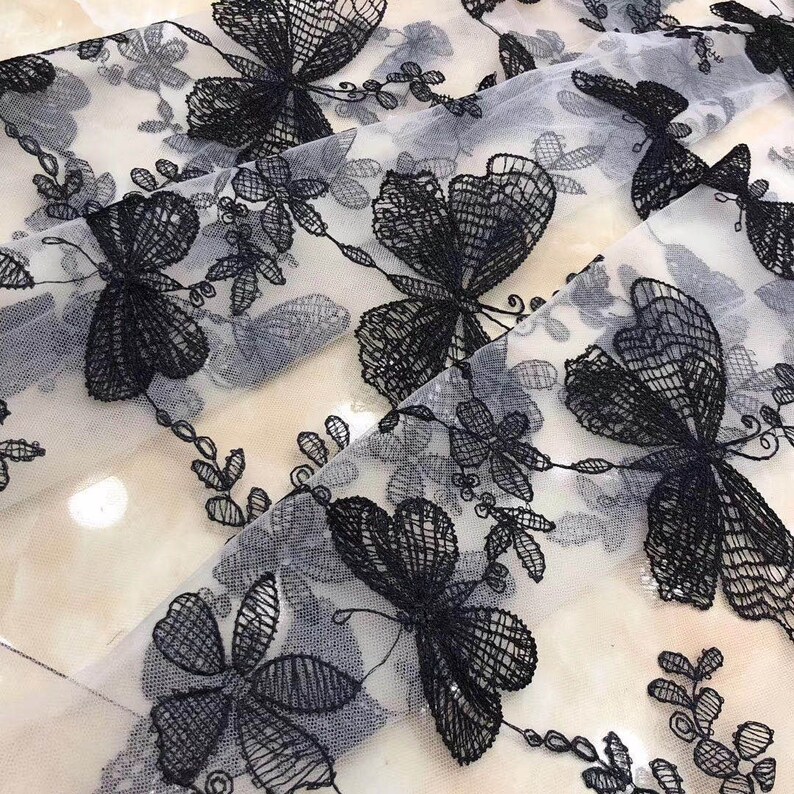 tulle with lace