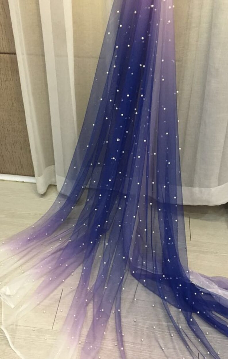 tulle with beads