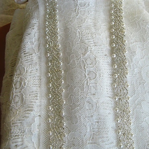 Pearl Beaded Lace Trim, Heavy Beading Trim Belt - Etsy