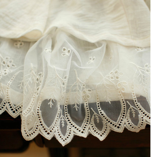 Vintage Style Cotton Lace Trim Venus Grace Leaves Embroidery - Etsy Canada