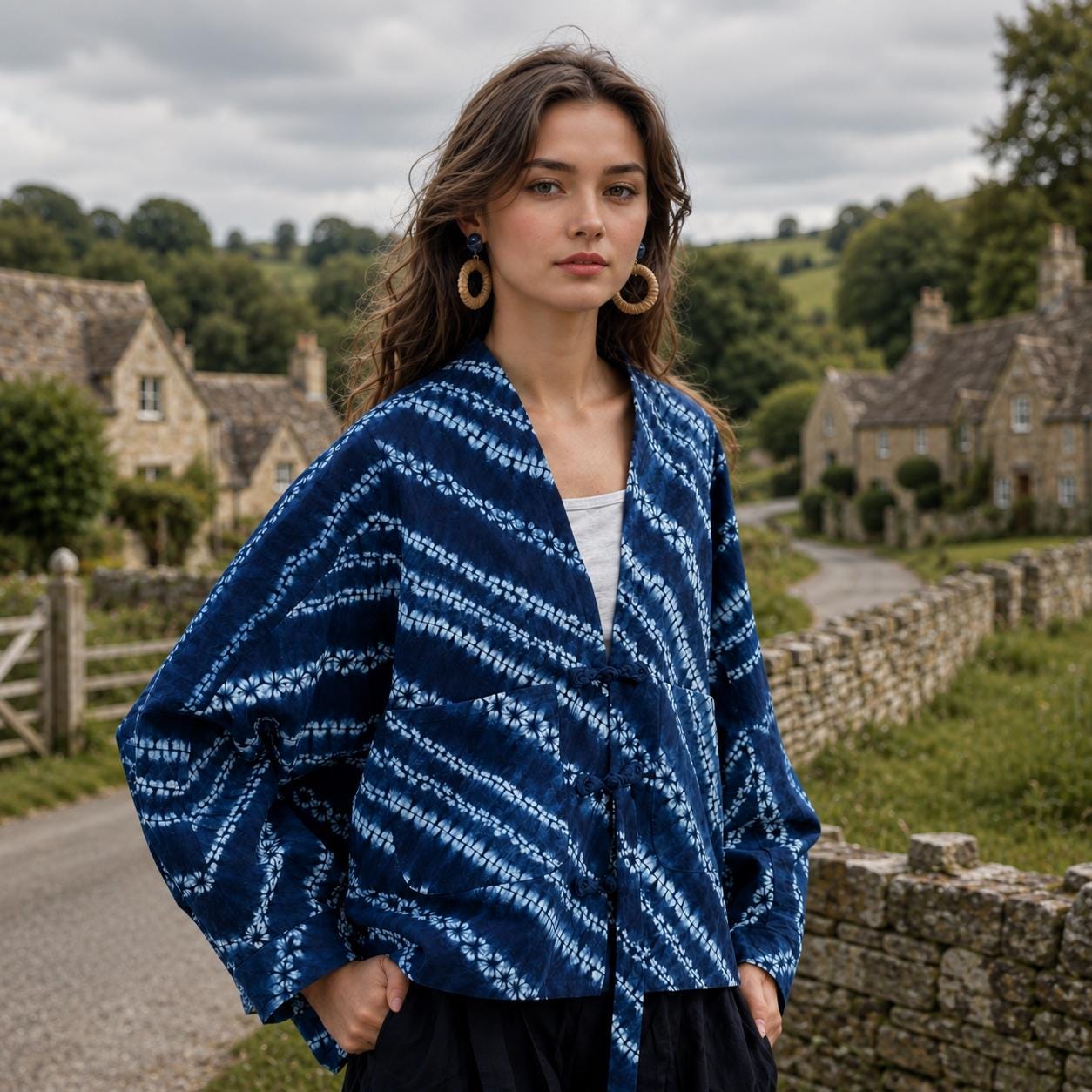 Blue Chinese Jacket - Etsy
