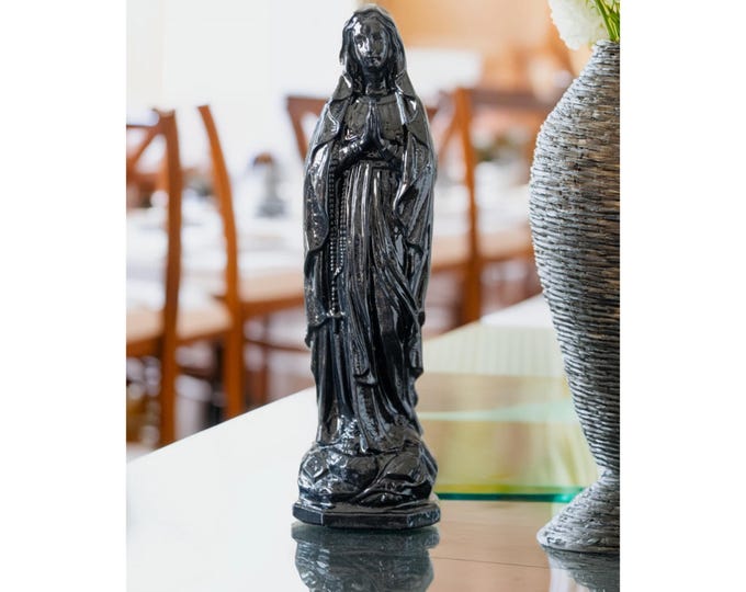 Virgin Mary Statue Blessed Mother Madonna Sculpture Christmas Gift