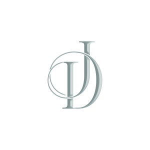 Benutzerdefinierte ineinandergreifende DJ JD Hochzeit Monogramm druckbare digitaler Download