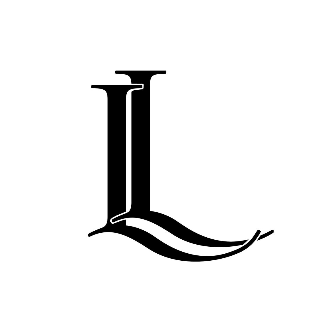 Custom Interlocking LL Wedding Monogram Logo Printable Digital Download ...
